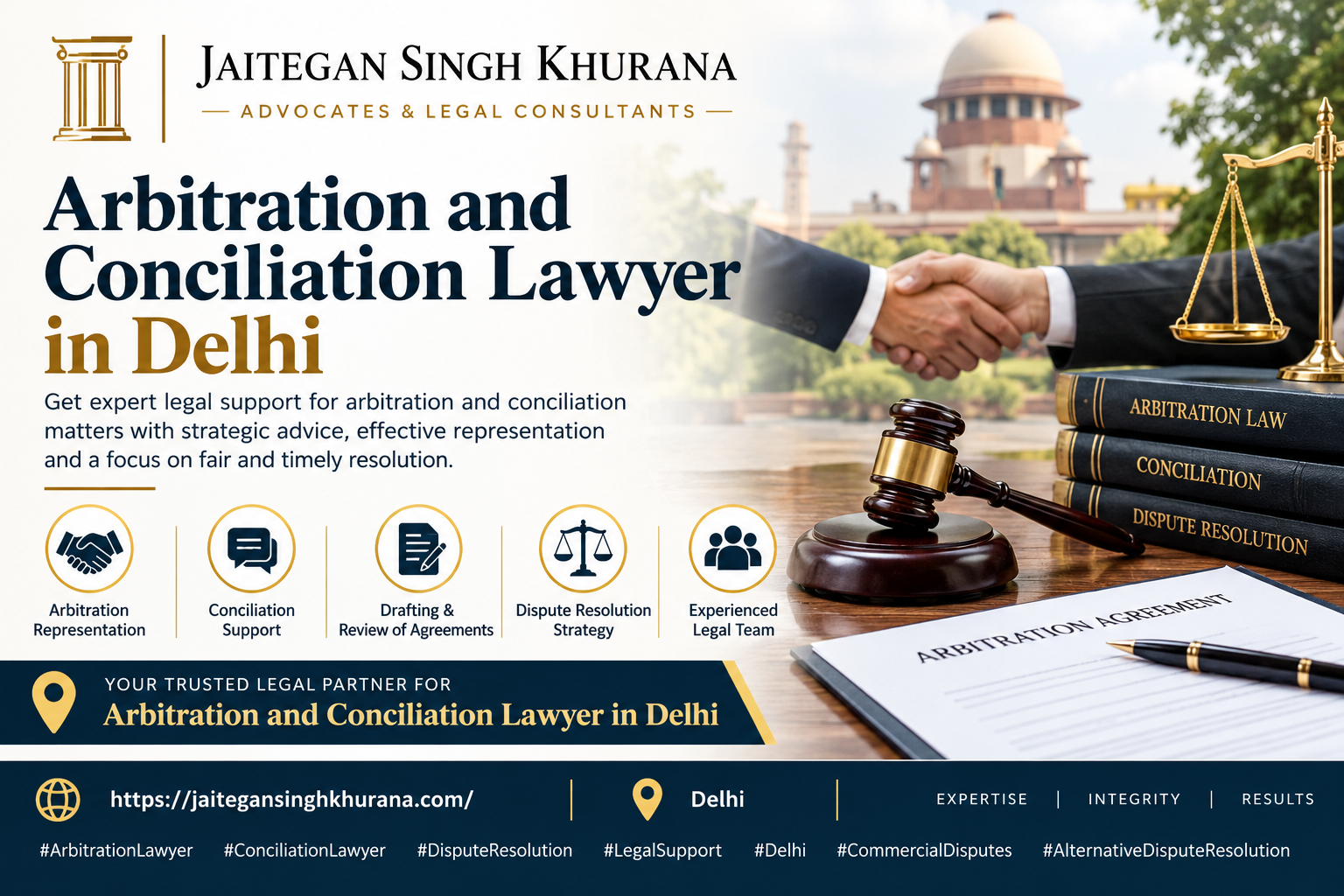 Arbitration and Conciliation Lawyer in Delhi