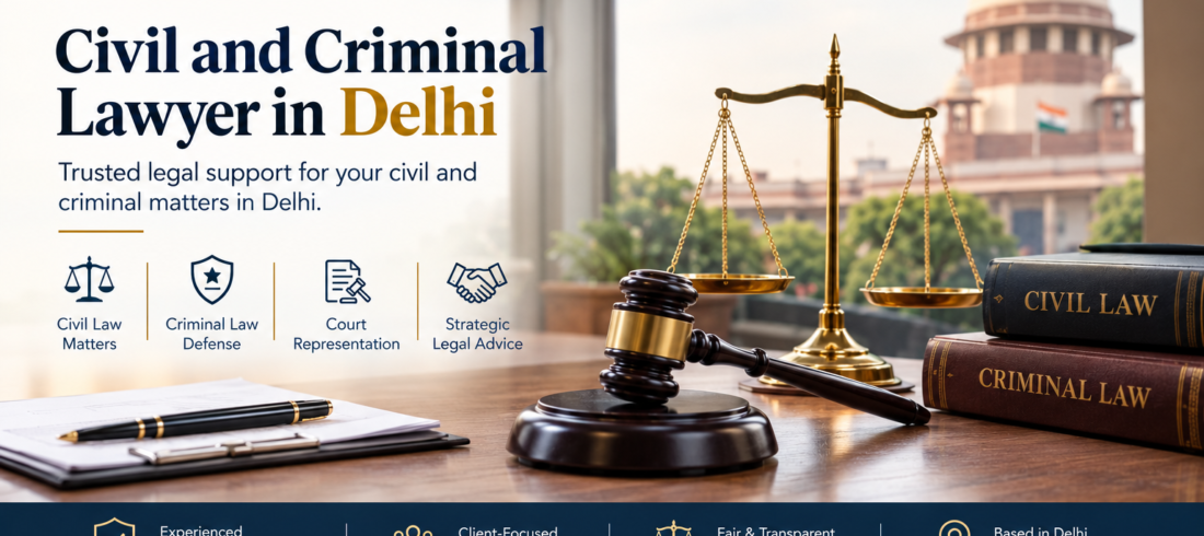 Civil and Criminal Lawyer in Delhi: Legal Representation for Civil and Criminal Matters